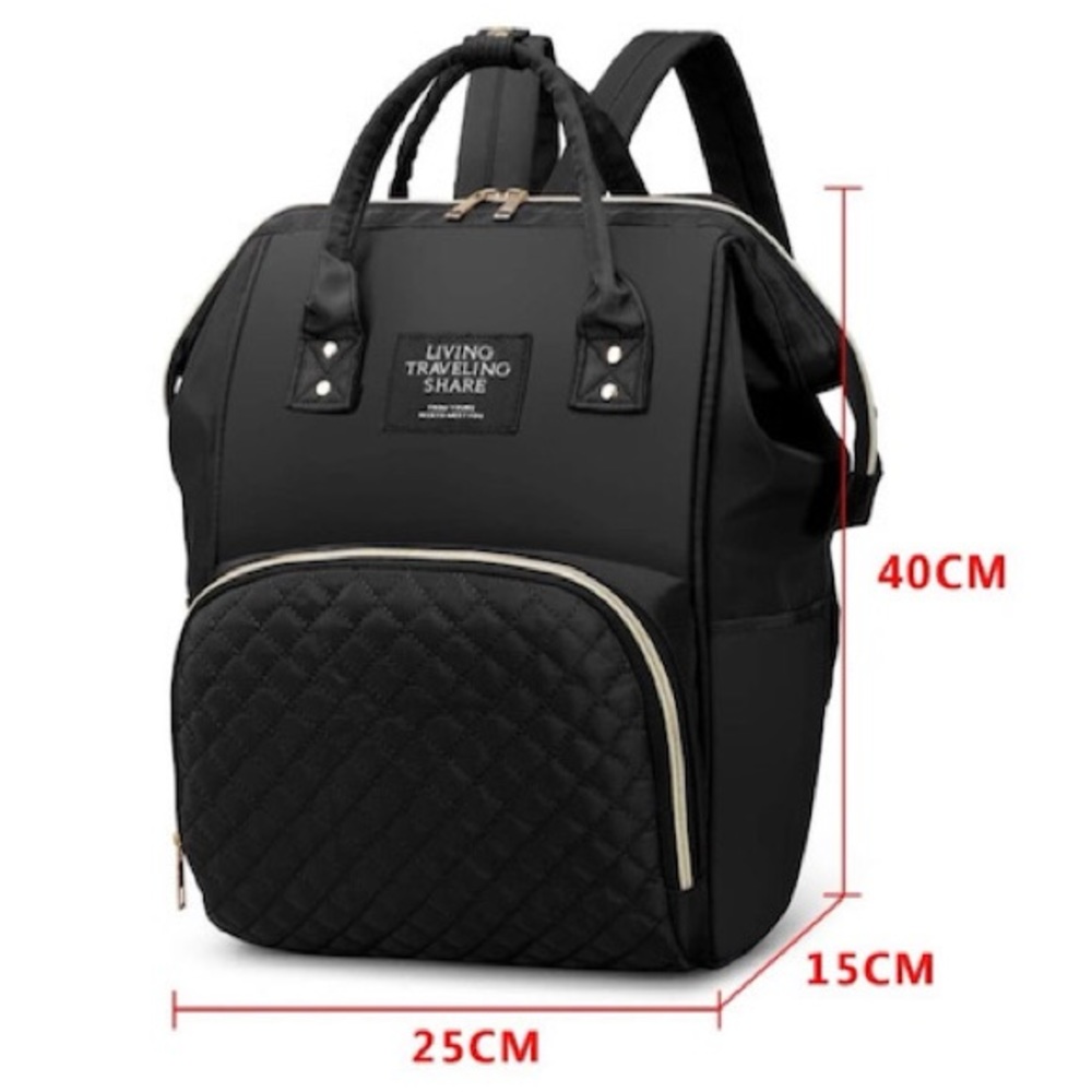 Patch Detail Quilted Backpack - image 7